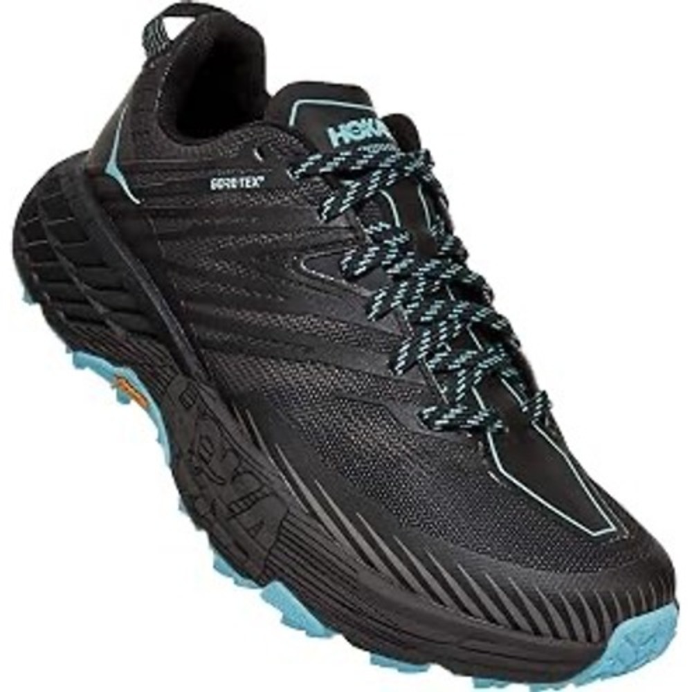 HOKA ONE ONE Speedgoat 4 GTX Sneaker Women's Anthracite-Dark Gull Grey Size 6